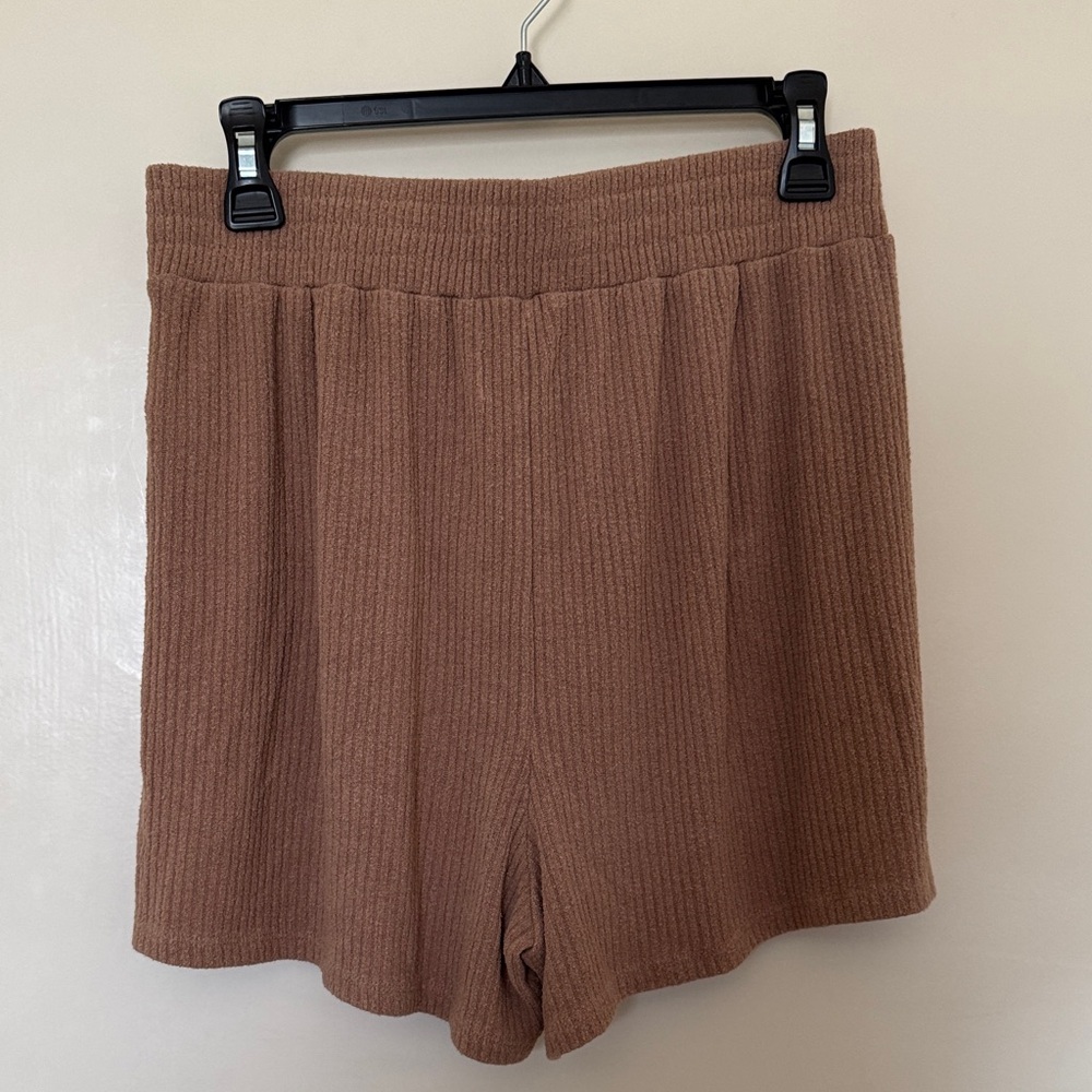 Madewell Women's Brown Ribbed Shorts size M - Picture 5 of 6